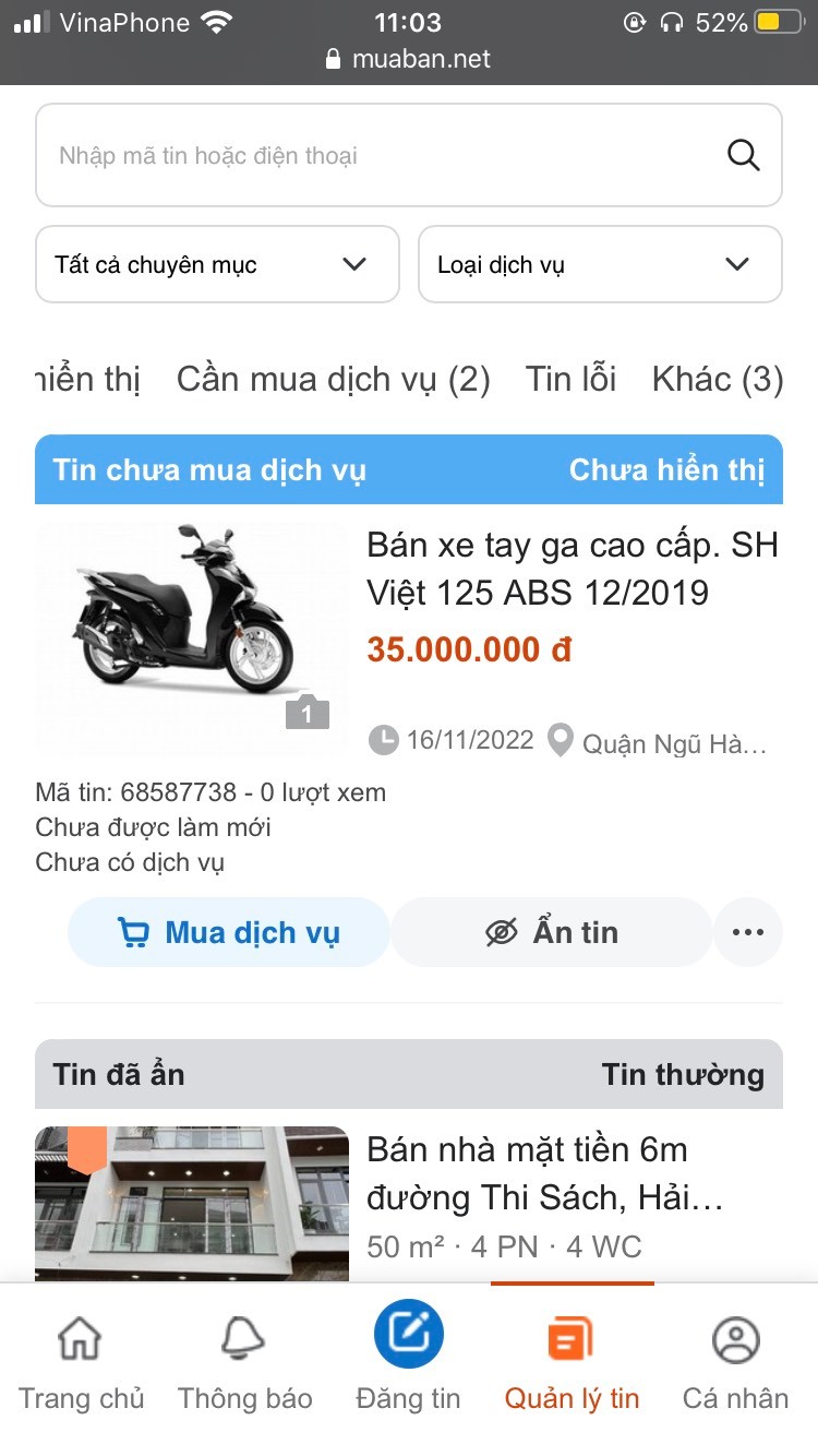 Cách kiểm tra tình trạng tin